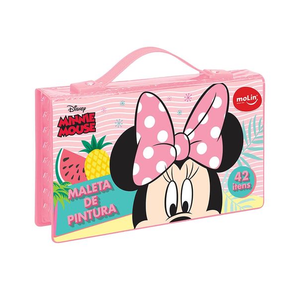 Maleta Pintura Molin Minnie com 42 Peças - Item Sortido