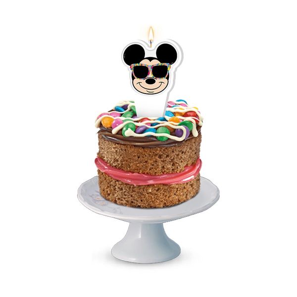 Vela de Aniversário Regina Mickey Cores Vela de Aniversário Regina Mickey Cores