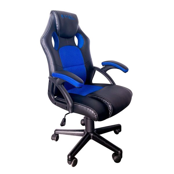 Cadeira Gamer Bright  Preta e Azul 601