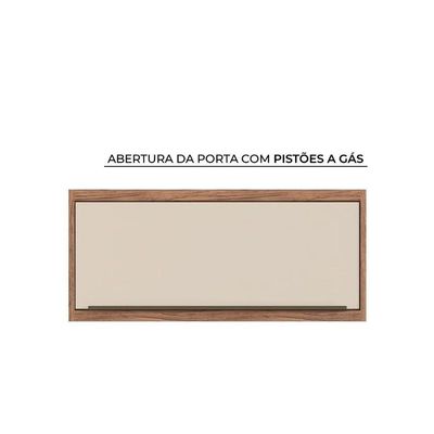 Cozinha Completa 6 Peças Versalis 2 Aéreos 2 Balcões 1 Torre Quente 1 Complemento C6p191 Freijó Grafite Herval