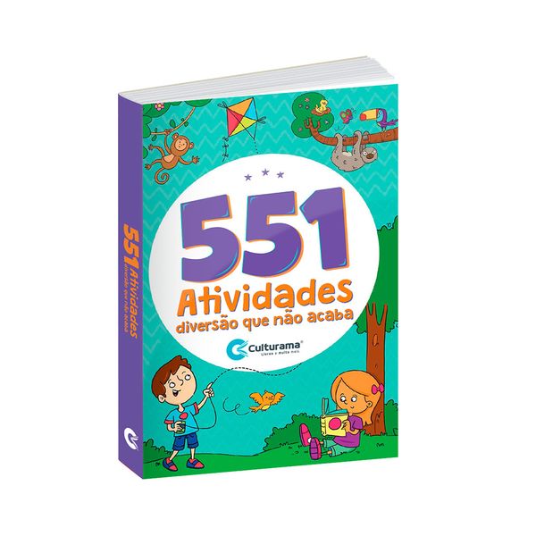 Livro Infantil Culturama 551 Atividades Diversão que Não Acaba