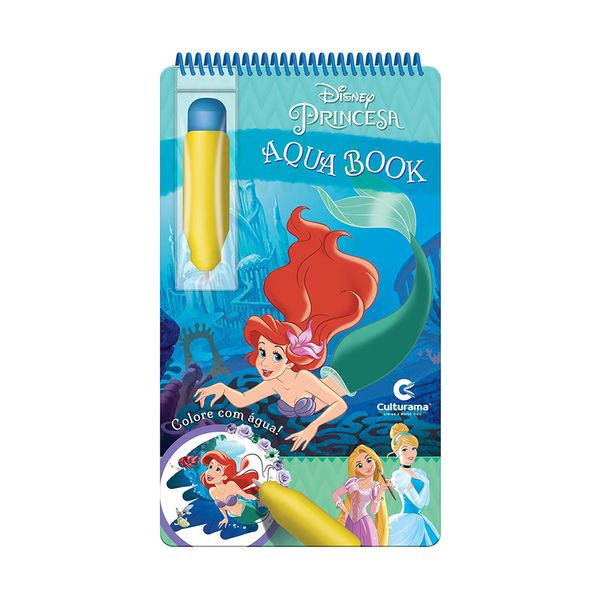 Livro Infantil Culturama Aqua Book Princesas