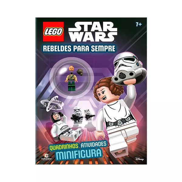 Livro Infantil Culturama Star Wars Rebeldes para Sempre com Brinquedo Miniatura