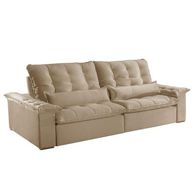 Sofá Victory Linho 02 Módulos De 100cm B25cm Meu Sofá Online A226 Linho Bege