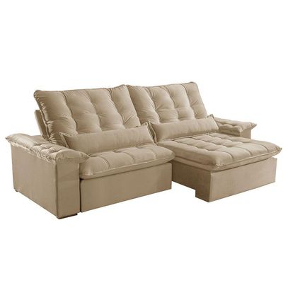 Sofá Victory Linho 02 Módulos De 100cm B25cm Meu Sofá Online A226 Linho Bege