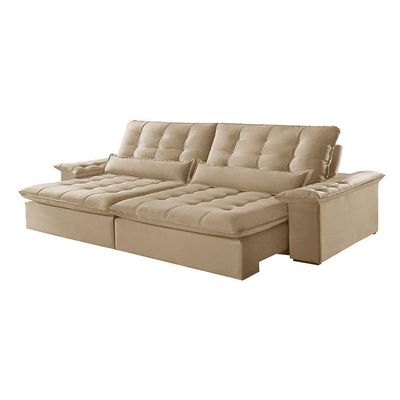 Sofá Victory Linho 02 Módulos De 100cm B25cm Meu Sofá Online A226 Linho Bege