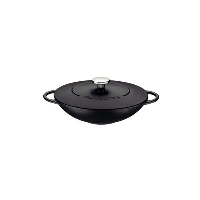 Wok Tramontina Trento Em Ferro Esmaltado Com Revestimento Interno Em Antiaderente Starflon Excellent 32 Cm 5 L