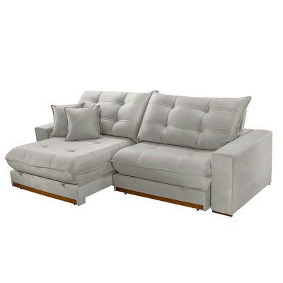 Sofá Duque Dois Módulos De 90cm B25cm Meu Sofá Online B026 Veludo Prata