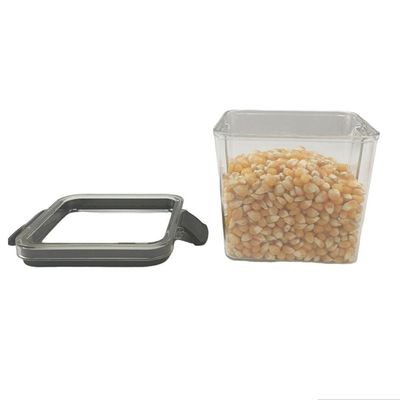 Pote Hermetico Conserva Tampa Veda Armazena 700ml Tempero Mantimento Alimento Acrilico Transparente