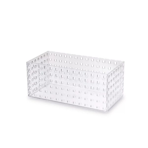 Caixa Organizadora Arthi Cristal em Plástico Transparente 4,3L