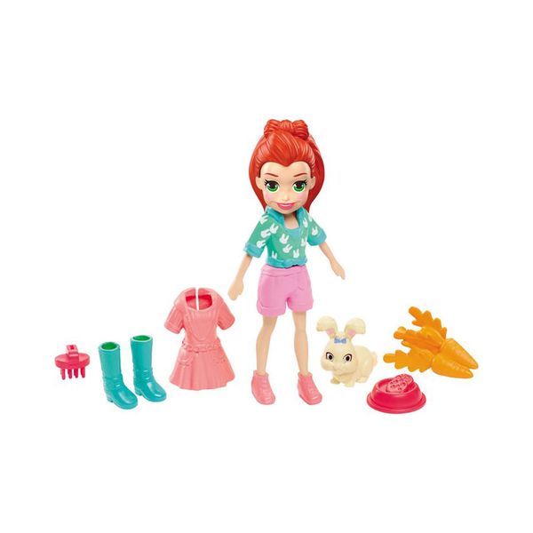 Boneca Polly Brincando com Bichinho Boneca Polly Brincando com Bichinho