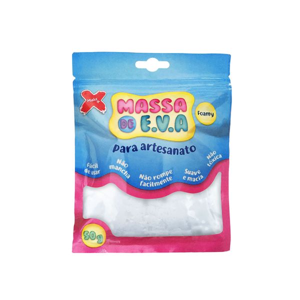 Massa de Eva para Modelar 50g Branco