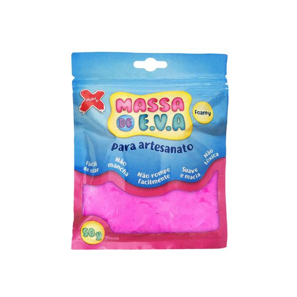 Massa de Eva para Modelar 50g Rosa Massa de Eva para Modelar 50g Rosa