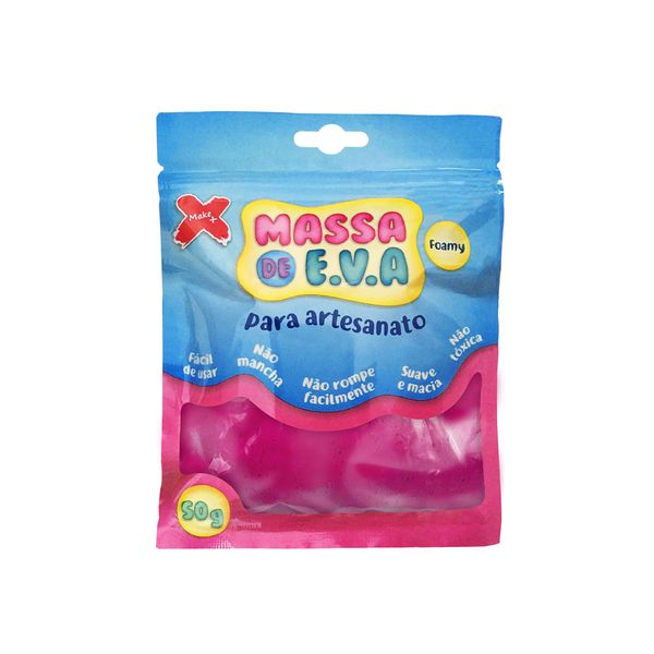 Massa de Eva para Modelar 50g Azul Escuro Massa de Eva para Modelar 50g Azul Escuro