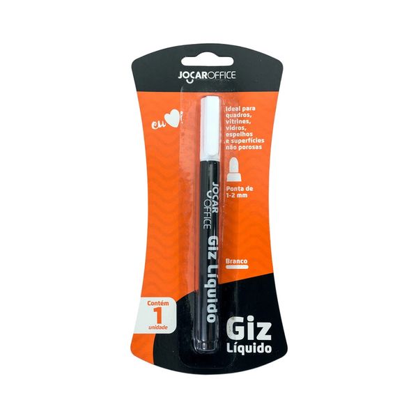 Giz Líquido Leonora Office Branco Ponta 1.2mm Giz Líquido Leonora Office Branco Ponta 1.2mm