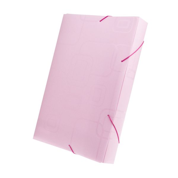 Pasta Aba Elástico Dello Fine Lombo 4cm Rosa Pink 33,5x23,5cm