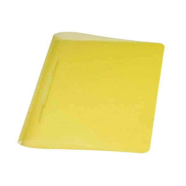 Pasta Grampo Dello Plast com Grampo Plástico Amarela 34x24,5cm