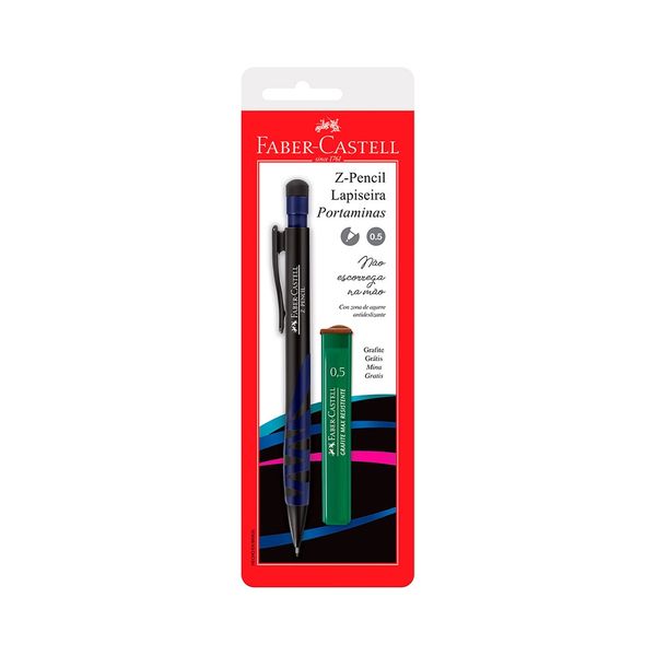 Lapiseira Faber-Castell Z-Pencil Mix 0.5mm com Mina Refil 0.5mm - Item Sortido
