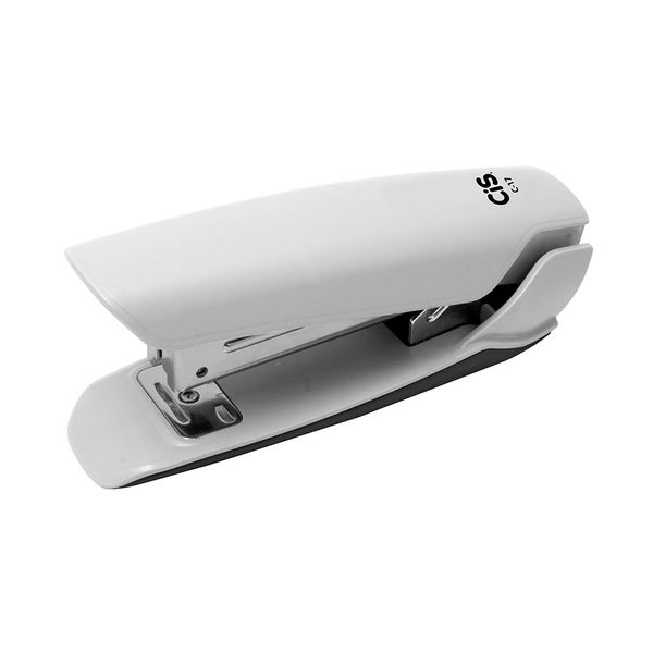 Grampeador de Mesa Cis Plástico Nº26/06 Branco para até 20 Folhas Grampeador de Mesa Cis Plástico Nº26/06 Branco para até 20 Folhas