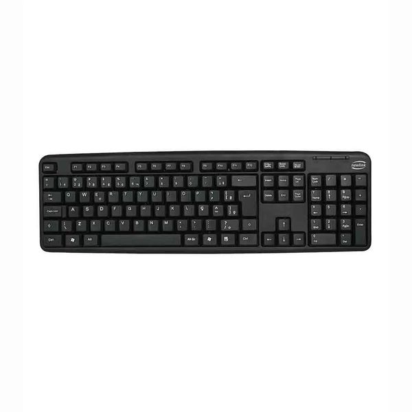 Teclado Multimidia Newlink Standdard com Fio USB Preto Teclado Multimidia Newlink Standdard com Fio USB Preto