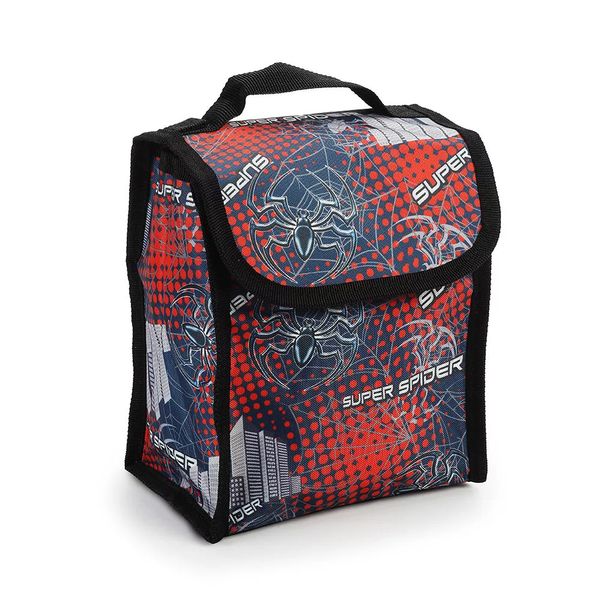 Lancheira Infantil Seanite Super Spider com Alça Regulável Lancheira Infantil Seanite Super Spider com Alça Regulável