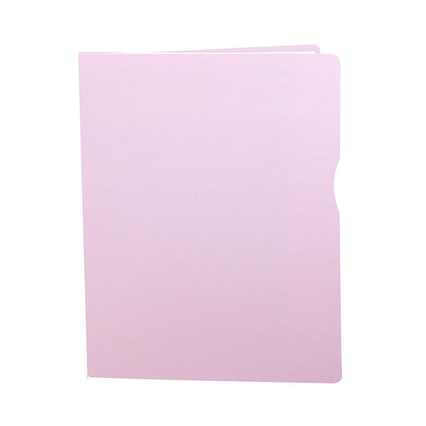Pasta Catálogo Dello A4 Executive Serena com 30 Envelopes Rosa Pastel 31x24cm