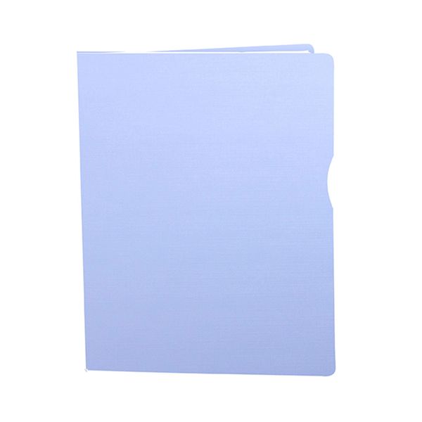 Pasta Catálogo Dello A4 Executive Serena com 30 Envelopes Azul Pastel 31x24cm