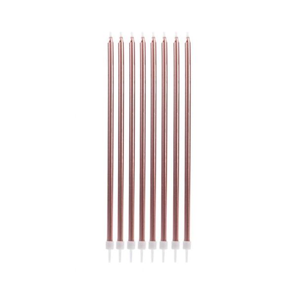 Vela Palito Silver Gigante Metalizada