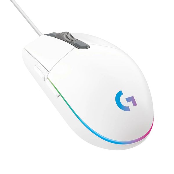 Mouse Gamer Logitech G203 RGB Lightsync 6 Botões 8000DPI Preto