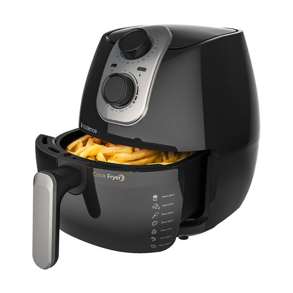 Fritadeira Elétrica Air Fryer Cadence Cook Fryer FRT525 2,6L Preta - 127V