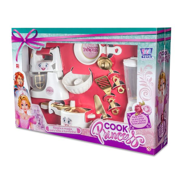 Kit Cozinha Infantil Cook Princess Zuca Toys Kit Cozinha Infantil Cook Princess Zuca Toys