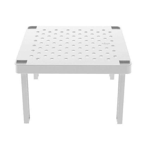 Prateleira de Plástico Martiplast Level Quadrada Branca 26x26x15cm Prateleira de Plástico Martiplast Level Quadrada Branca 26x26x15cm