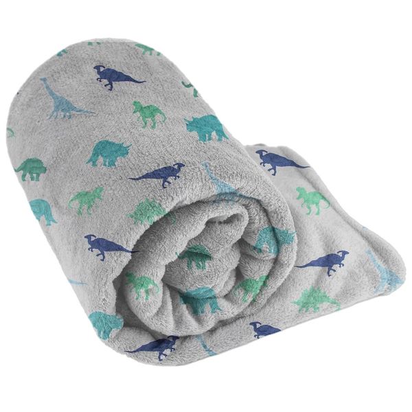 Manta Cobertor Infantil Flannel Le Casa 100% Poliéster Dino World