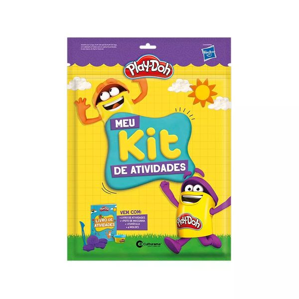 Livro Infantil Culturama Meu Kit para Atividades Play Doh Roxo Livro Infantil Culturama Meu Kit para Atividades Play Doh Roxo