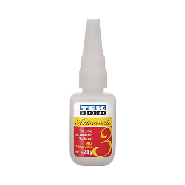 Cola Adesiva Instantânea Multiuso Nº3 20g