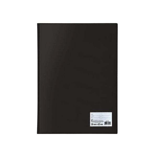 Pasta Catálogo Dac A3 Capa Preta Visor com 04 Colchetes, 30 Envelopes Plásticos Transparentes Médios
