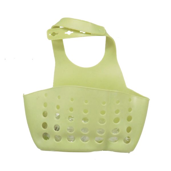Organizador de Pia Le em Silicone Verde 20x13,5cm