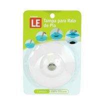 Ralo para Pia Le Botton Silicone 10x3,6cm Branco