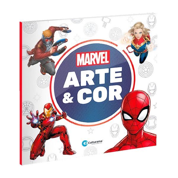 Livro Infantil Culturama Arte e Cor Marvel