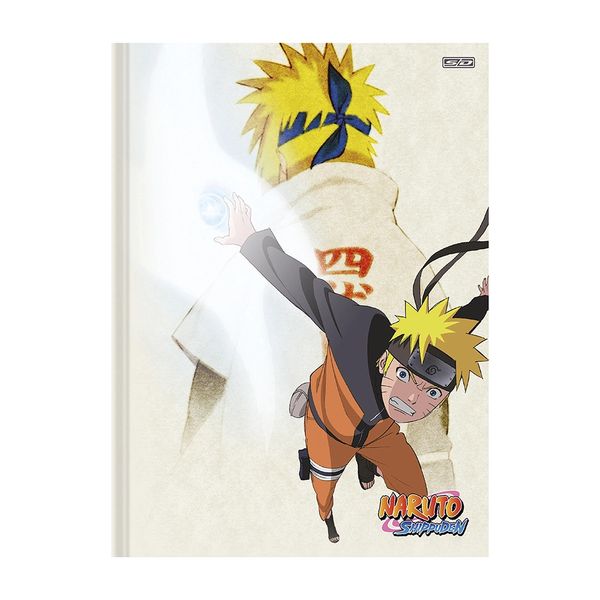 Caderno Brochura São Domingos Capa Dura 1/4 Naruto Shippuden 80 Folhas - Item Sortido