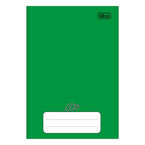 Caderno Brochura Tilibra Capa Dura 1/4 Verde 96 Folhas