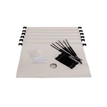 Pasta Suspensa Dello Plus Plastificada Branca com 6 Unidades 36,1x24cm