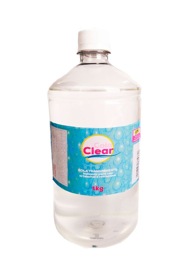 Cola Transparente Clear com 1kg