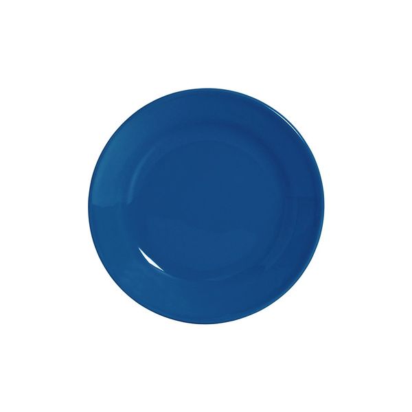 Prato de Sobremesa em Cerâmica Scalla Standard Azul 20,5cm