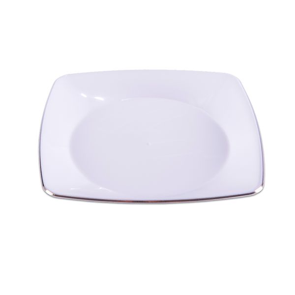 Prato Prafesta para Sobremesa Requinte Quadrado Prato Prafesta para Sobremesa Requinte Quadrado