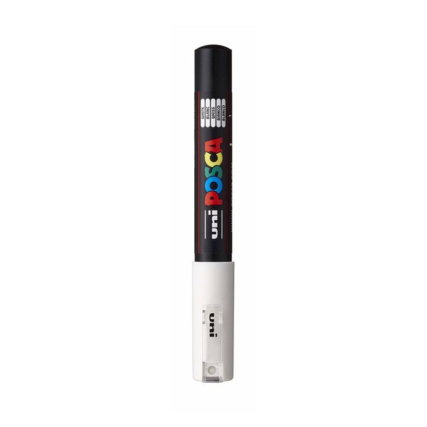 Marcador Multiuso Uniball Artes Posca Ponta Fina Branco 0.7mm