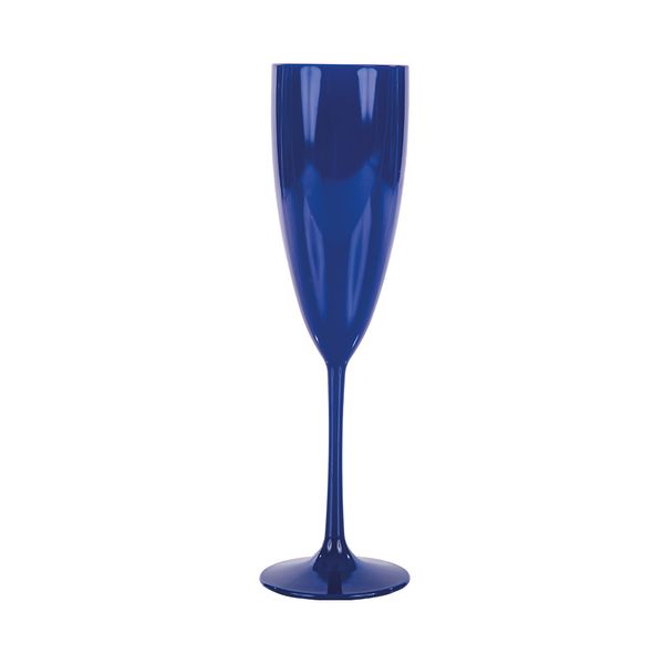 Taça para Champanhe Amalu Azul Marinho 170ml