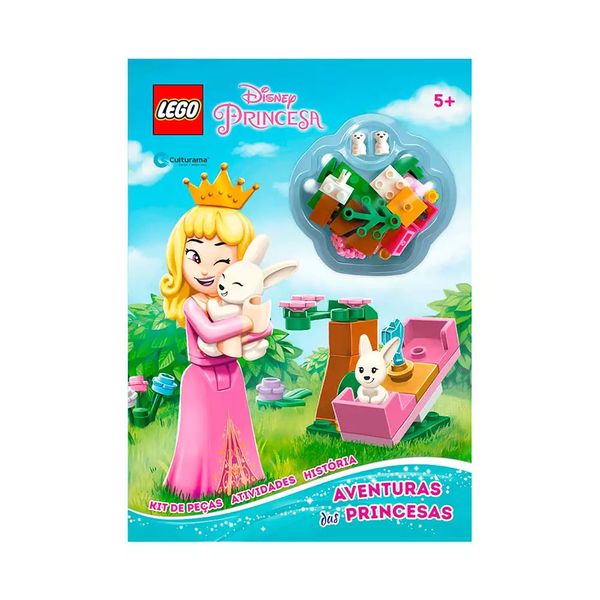 Livro Infantil Culturama Disney Aventura das Princesas com Brinquedo Miniatura