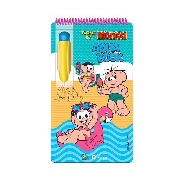 Livro Infantil Culturama Aqua Book Turma da Mônica Livro Infantil Culturama Aqua Book Turma da Mônica