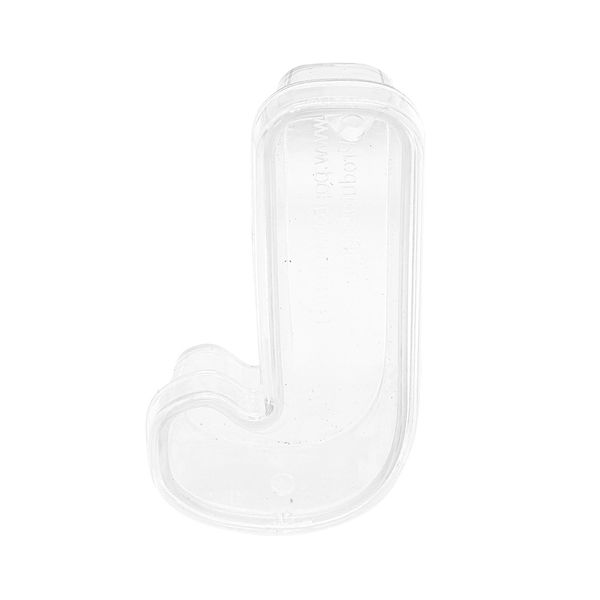 Caixa Acrílica Pop Festta com Tampa Letra J Caixa Acrílica Pop Festta com Tampa Letra J